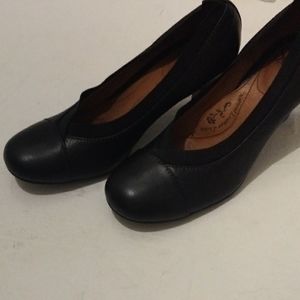 Sofft Heather Blue Suede Pumps, 7.5